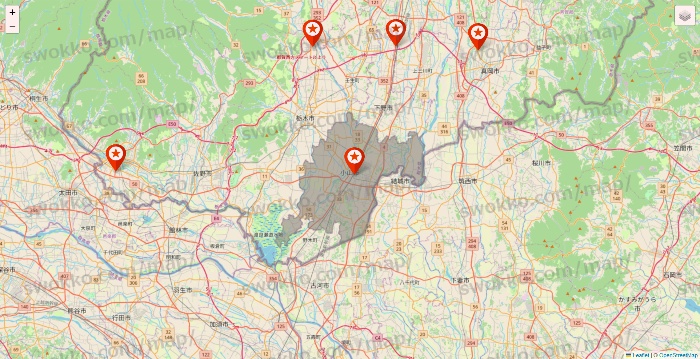 栃木県のキャンドゥ（Can★Do）の店舗地図