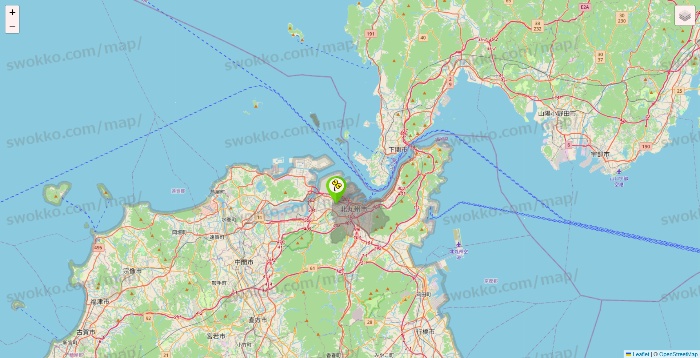 福岡県のケア21の施設地図
