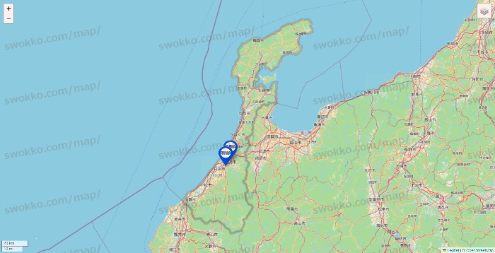 石川県のセントラルスポーツの店舗地図
