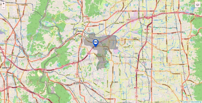 奈良県のセントラルスポーツの店舗地図