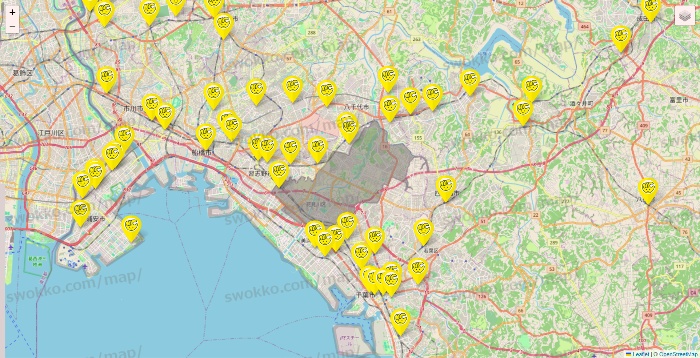 千葉県のチョコザップの店舗地図