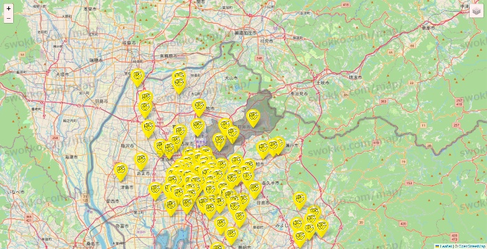 愛知県のチョコザップの店舗地図