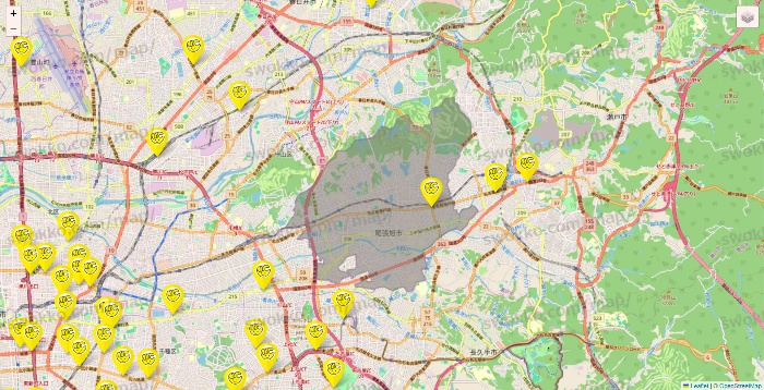 愛知県のチョコザップの店舗地図