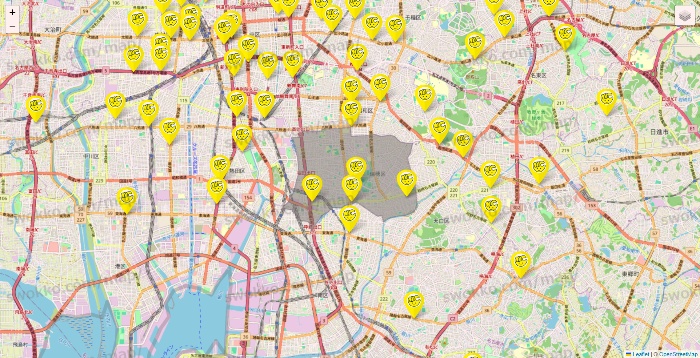 愛知県のチョコザップの店舗地図