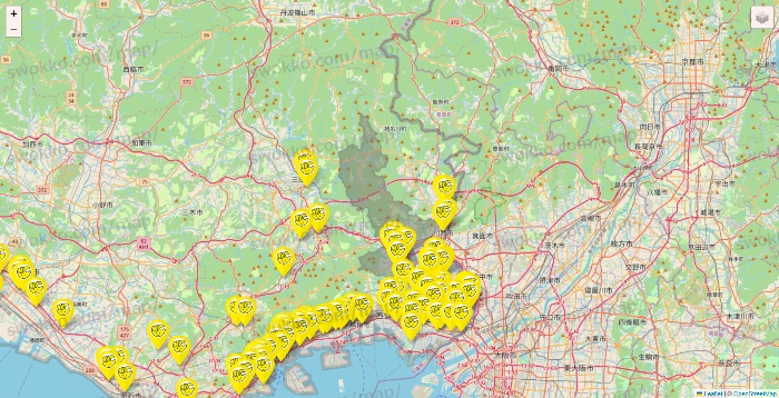 兵庫県のチョコザップの店舗地図