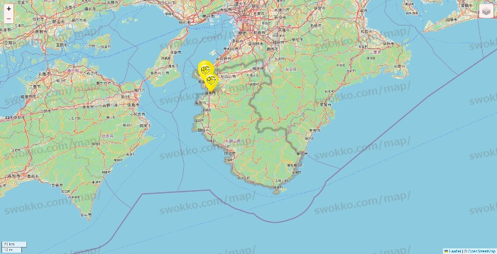 和歌山県のチョコザップの店舗地図