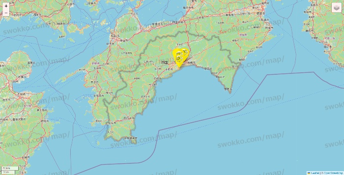 高知県のチョコザップの店舗地図