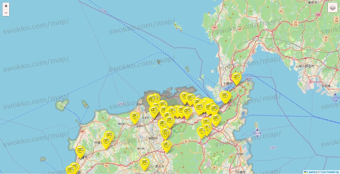 福岡県のチョコザップの店舗地図