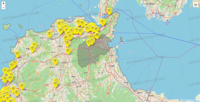 福岡県のチョコザップの店舗地図