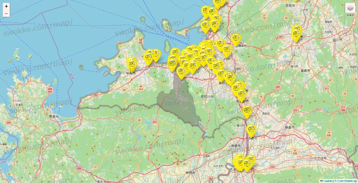 福岡県のチョコザップの店舗地図