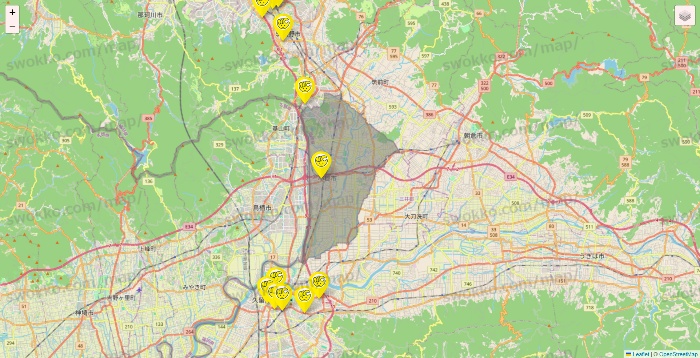 福岡県のチョコザップの店舗地図