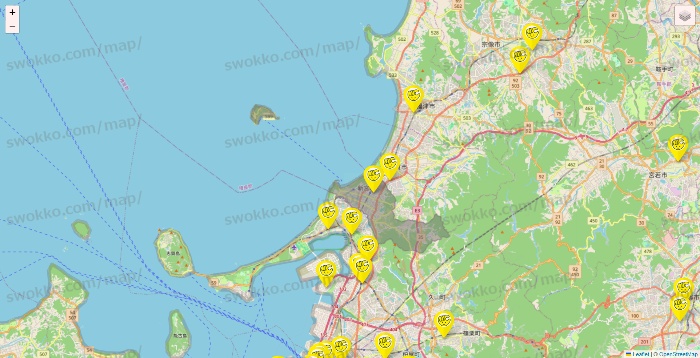 福岡県のチョコザップの店舗地図