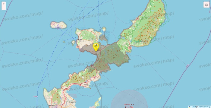 沖縄県のチョコザップの店舗地図