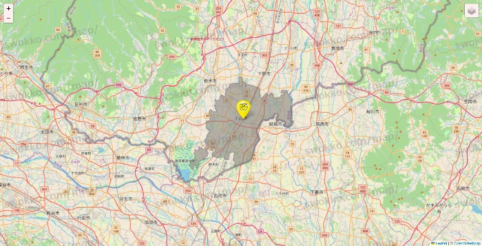 栃木県のチョコザップの店舗地図