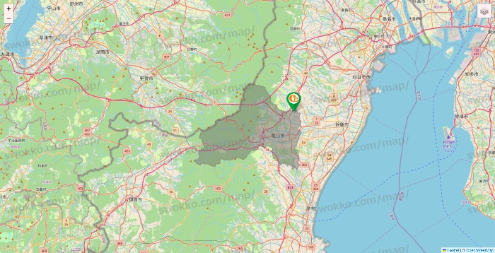 三重県の学研ココファンの施設地図