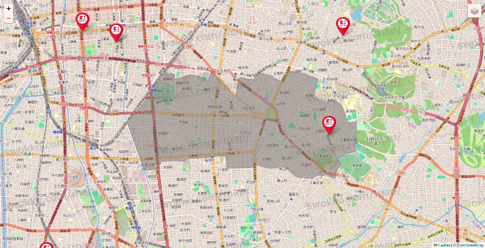 愛知県のココカラファインの店舗地図