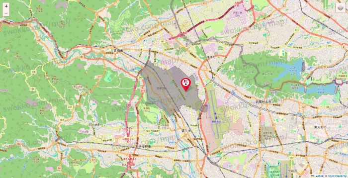 東京都のココカラファイン系列いろいろの店舗地図