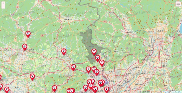 兵庫県のココカラファイン系列いろいろの店舗地図