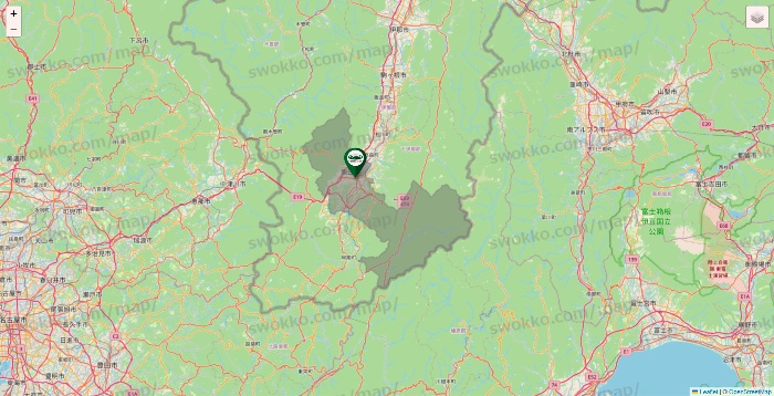 長野県の珈琲館の店舗地図