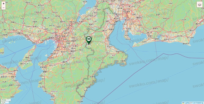 三重県の珈琲館の店舗地図