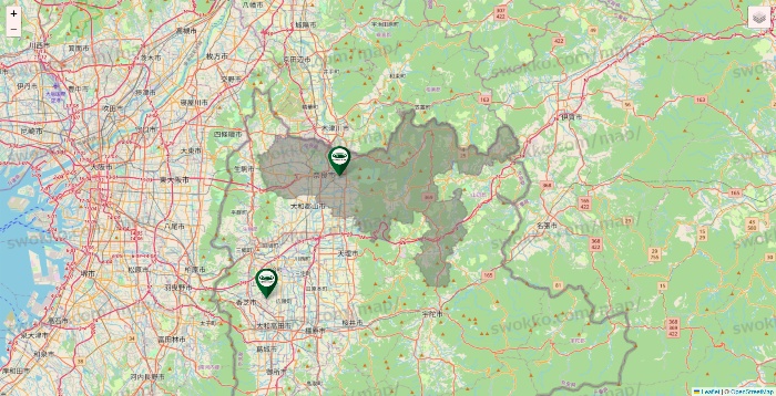 奈良県の珈琲館の店舗地図