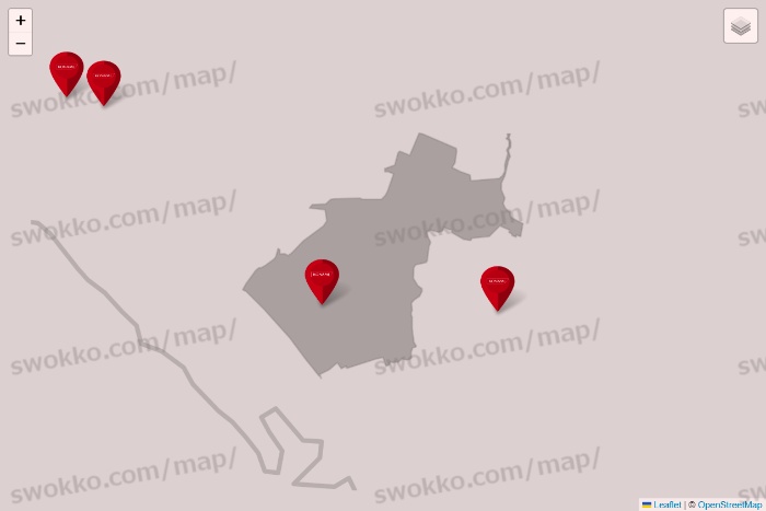 千葉県のコナミスポーツクラブの店舗地図