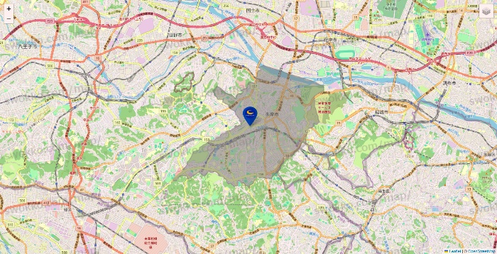 東京都のコート・ダジュールの店舗地図