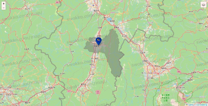 長野県のコート・ダジュールの店舗地図