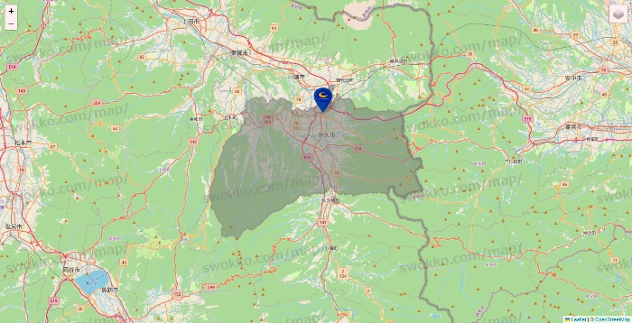 長野県のコート・ダジュールの店舗地図
