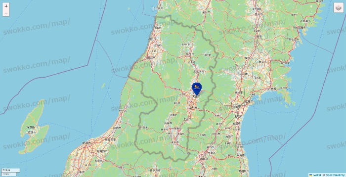 山形県のコート・ダジュールの店舗地図