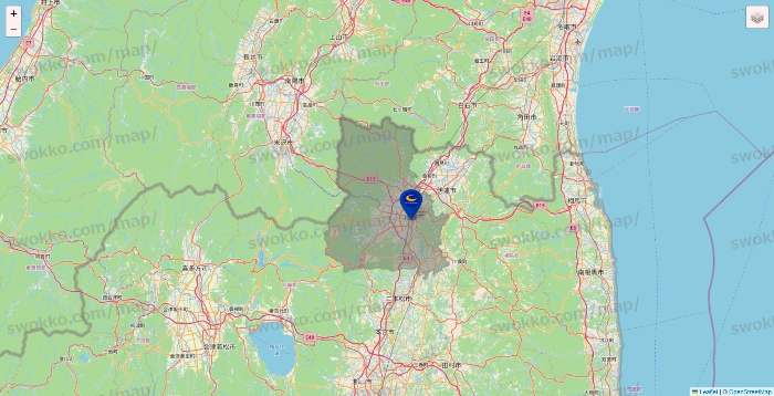 福島県のコート・ダジュールの店舗地図