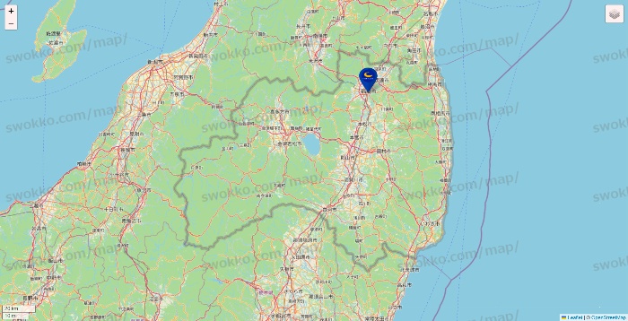 福島県のコート・ダジュールの店舗地図