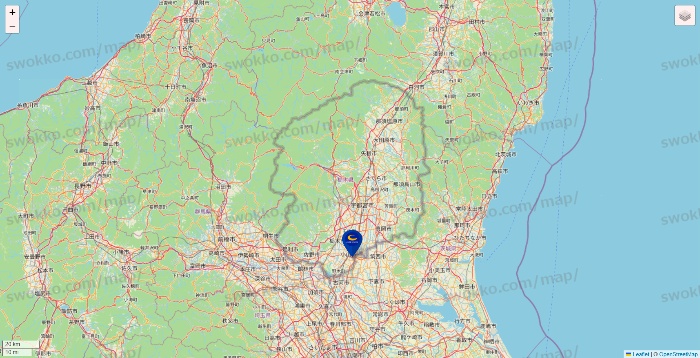 栃木県のコート・ダジュールの店舗地図