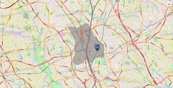 埼玉県のクリエイトSDの店舗地図