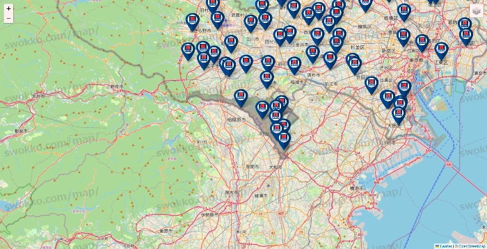 東京都のクリエイトSDの店舗地図