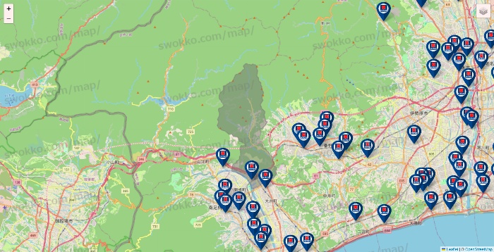 神奈川県のクリエイトSDの店舗地図