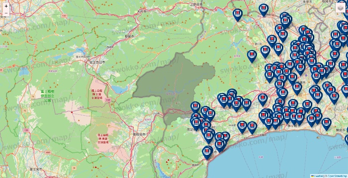 神奈川県のクリエイトSDの店舗地図
