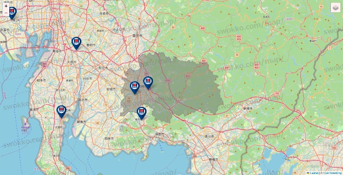 愛知県のクリエイトSDの店舗地図