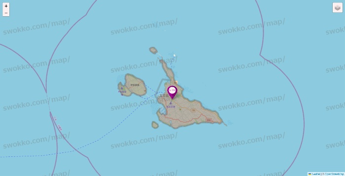 沖縄県のカーブスの店舗地図