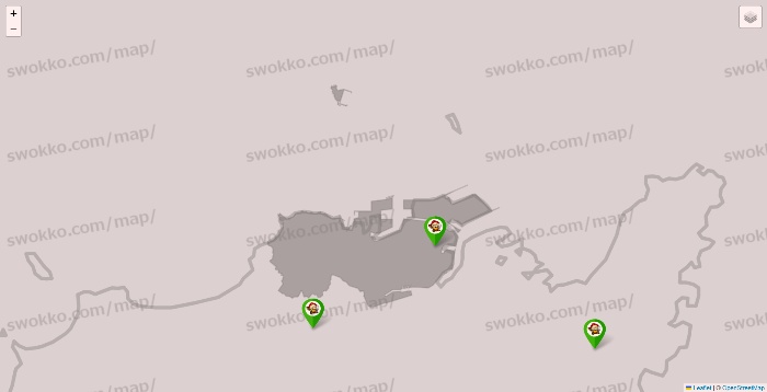 福岡県の大黒天系（ラ・ムー、ディオ、バリュー100、ザ・大黒天）の店舗地図