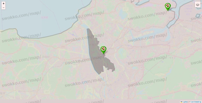 福岡県の大黒天系（ラ・ムー、ディオ、バリュー100、ザ・大黒天）の店舗地図