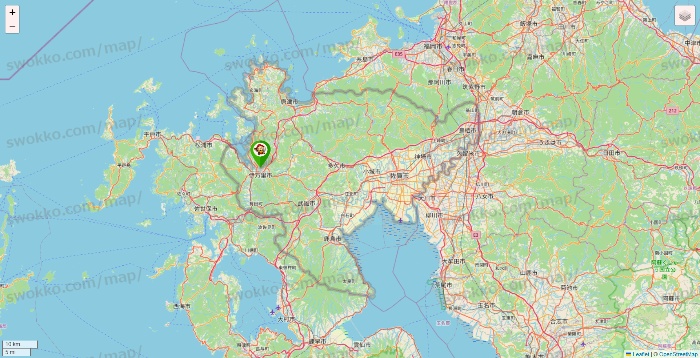 佐賀県の大黒天系（ラ・ムー、ディオ、バリュー100、ザ・大黒天）の店舗地図