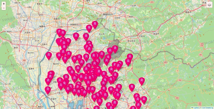 愛知県のダイソー（DASIO）の店舗地図