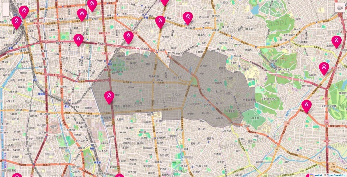 愛知県のダイソー（DASIO）の店舗地図