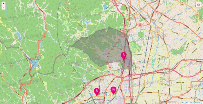 佐賀県のダイソー（DASIO）の店舗地図