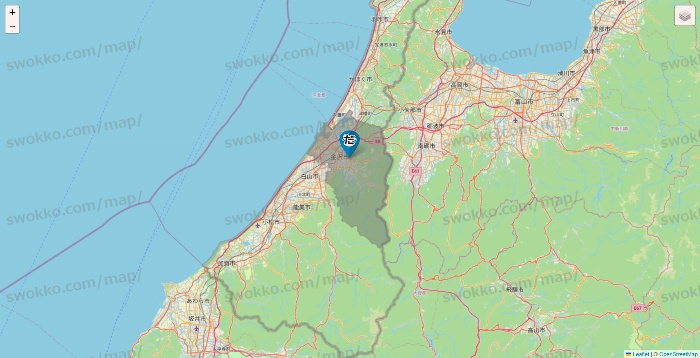石川県のだんまや水産の店舗地図