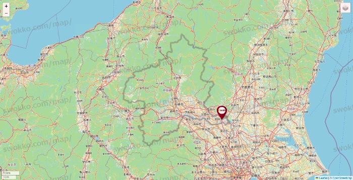 群馬県のDCMの店舗地図