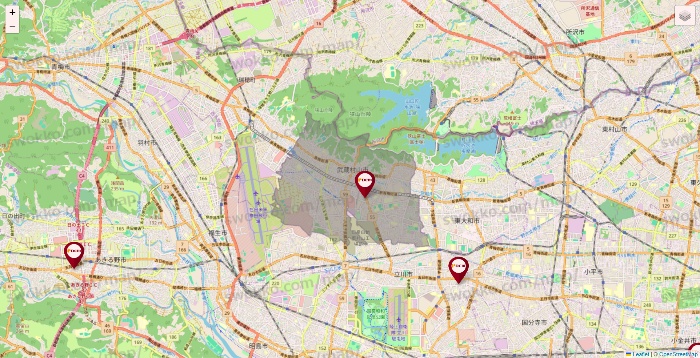 東京都のDCMの店舗地図