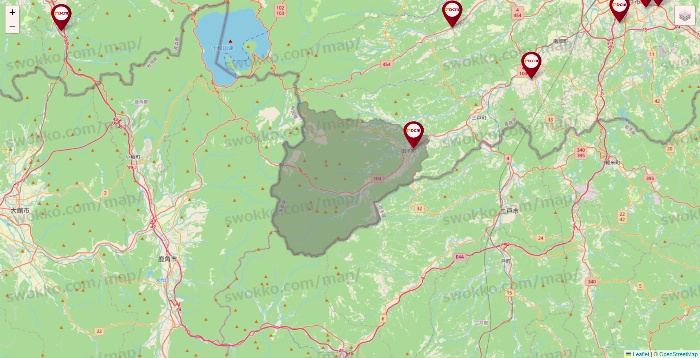 青森県のDCMの店舗地図