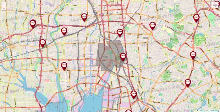 愛知県のDCMの店舗地図